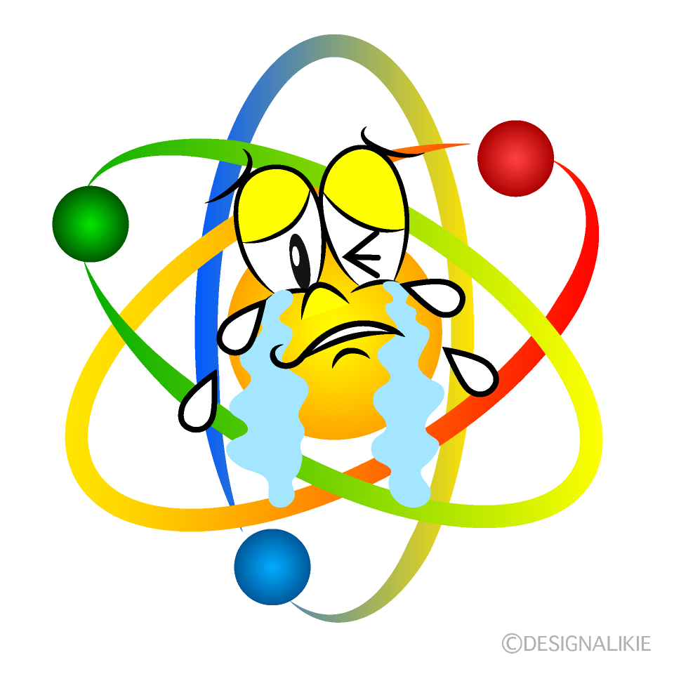 Crying Atom Cartoon Character Image