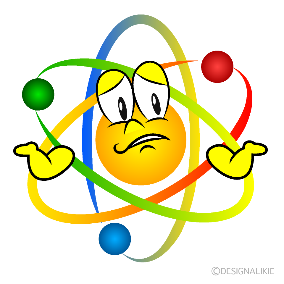 Troubled Atom Cartoon Character Image