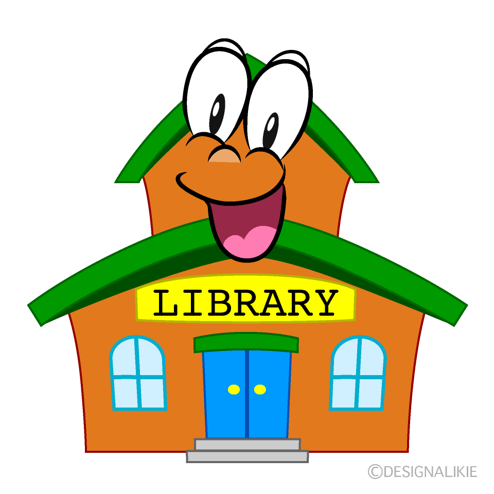 Surprising Library Cartoon Character Image