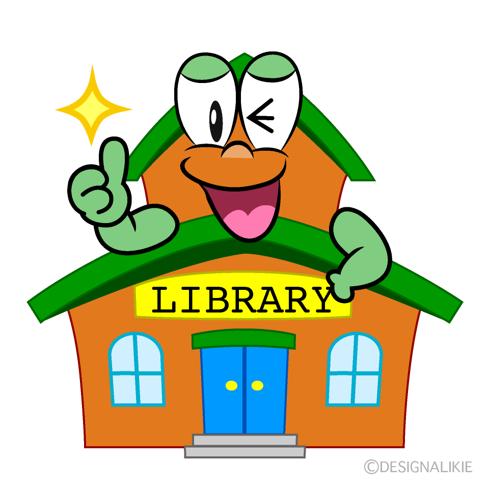 Thumbs up Library Cartoon Character Image