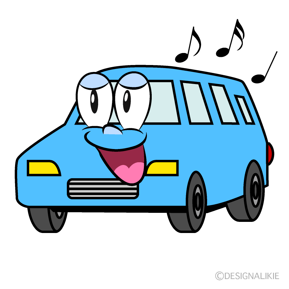 Singing Wagon Cartoon Character Image