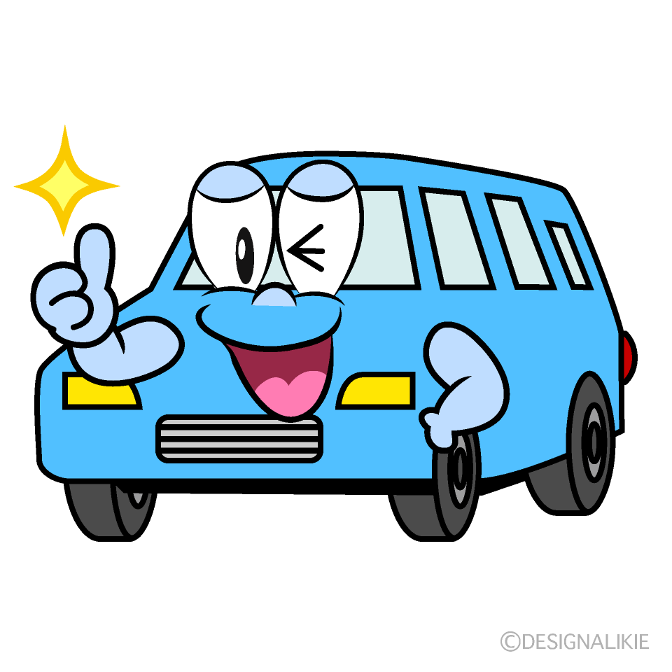 Thumbs up Wagon Cartoon Character Image