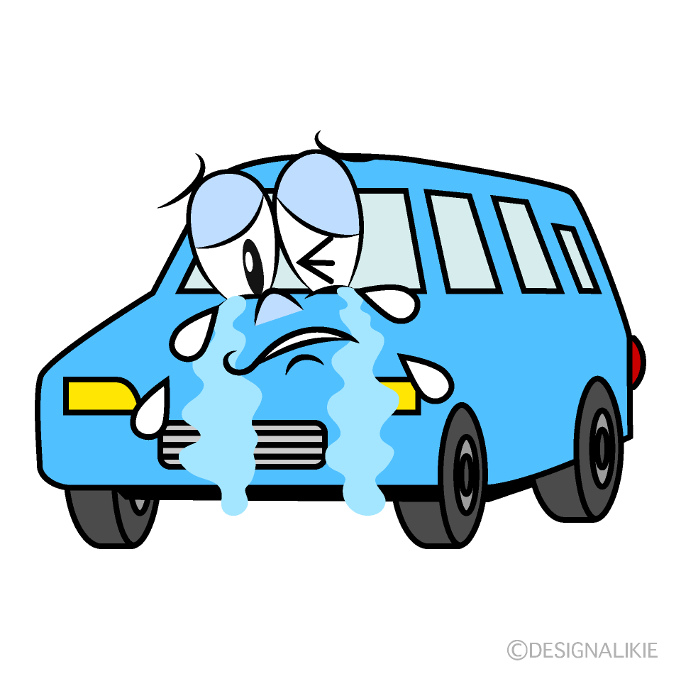 Crying Wagon Cartoon Character Image