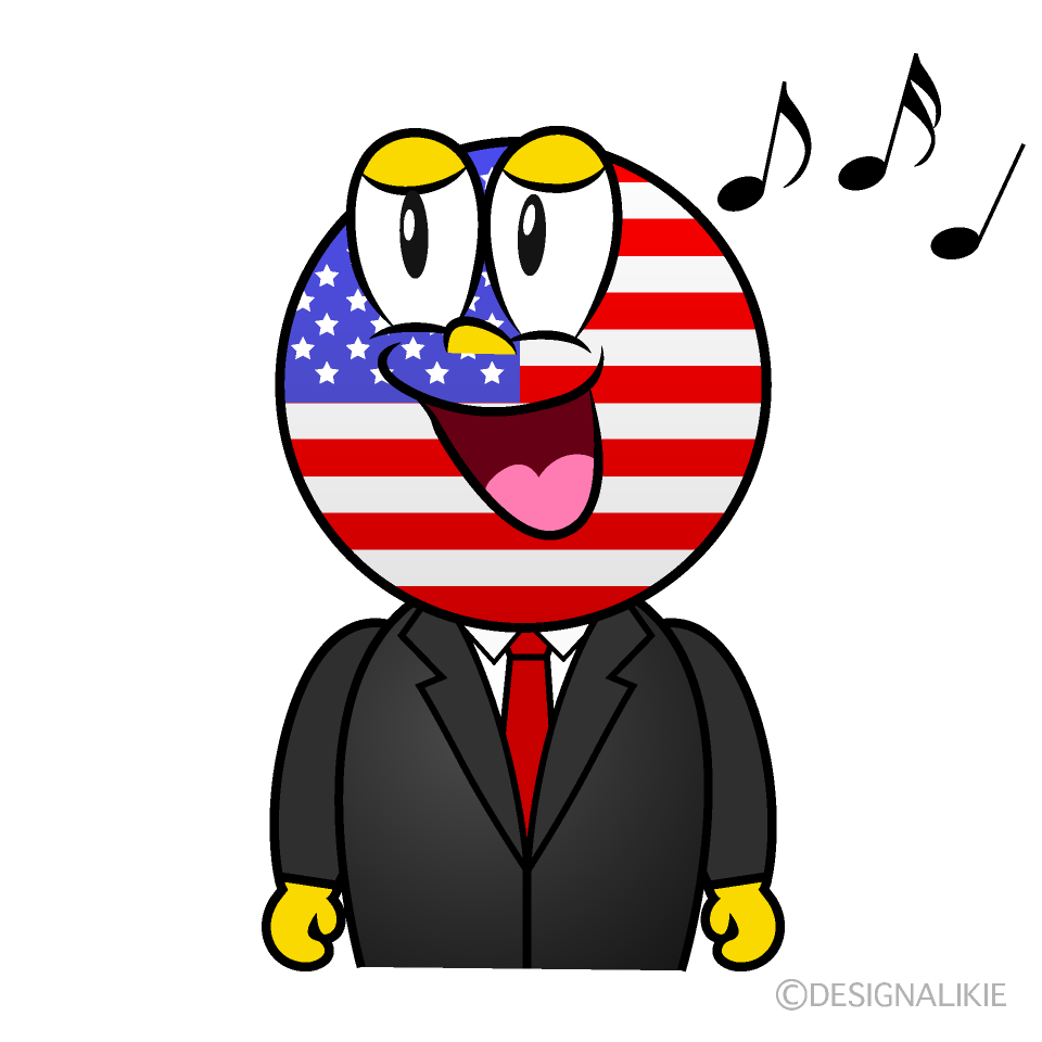 Singing American Cartoon Character Image