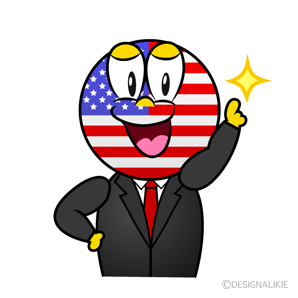 Posing American Cartoon Character Image