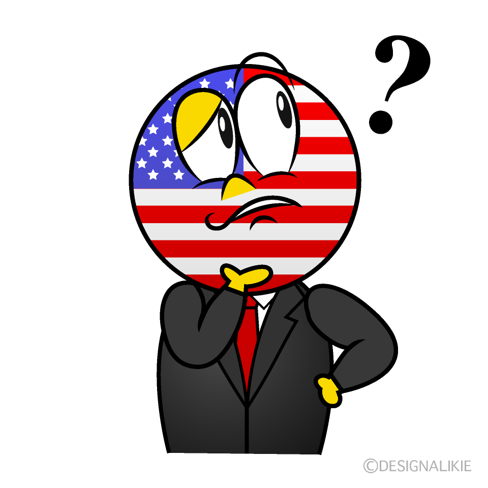 Thinking American Cartoon Character Image