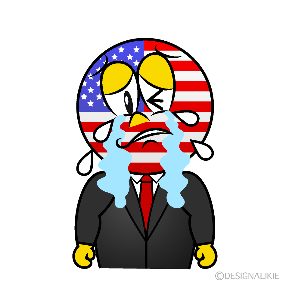 Crying American Cartoon Character Image