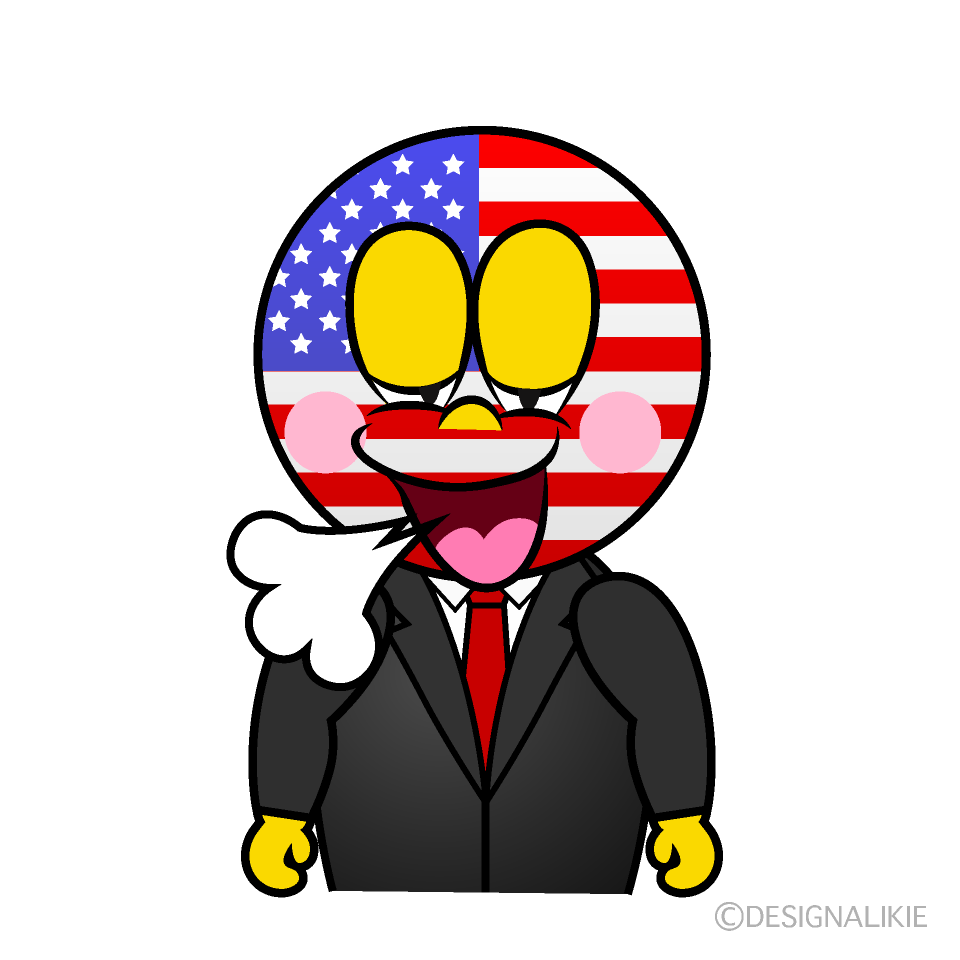 Relaxing American Cartoon Character Image