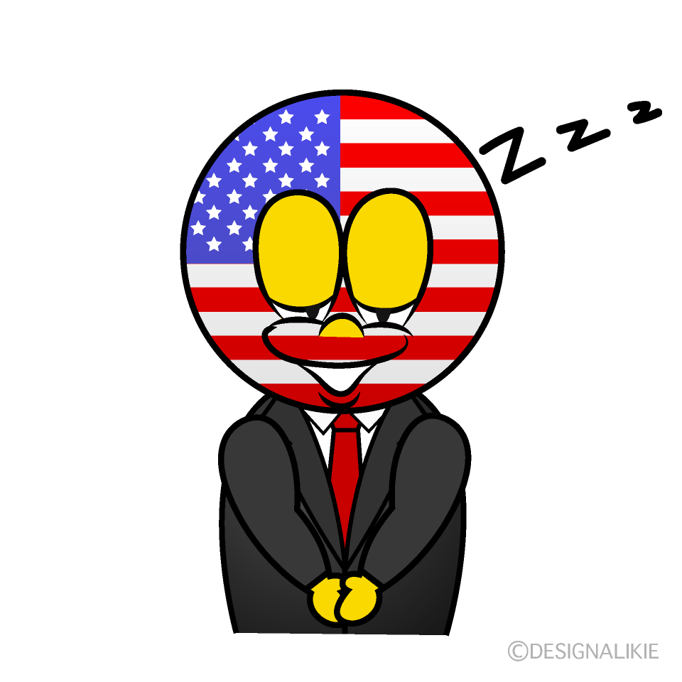 Sleeping American Cartoon Character Image