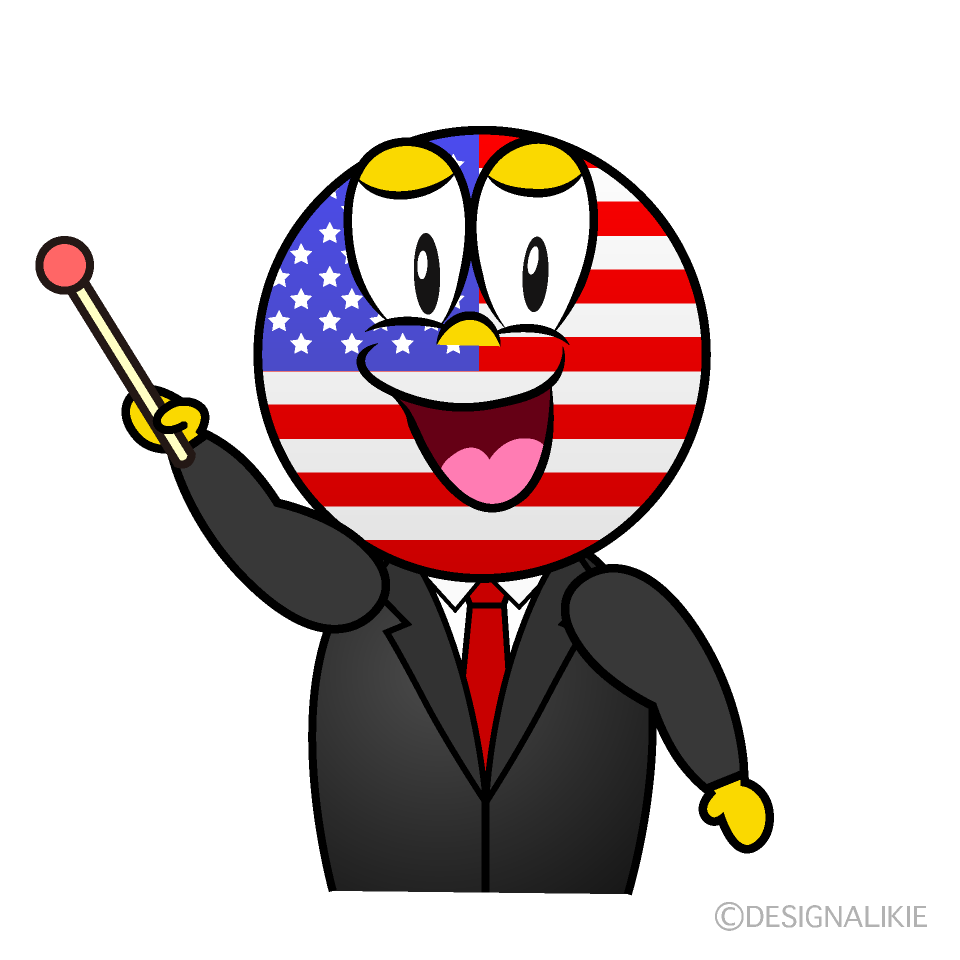 Speaking American Cartoon Character Image