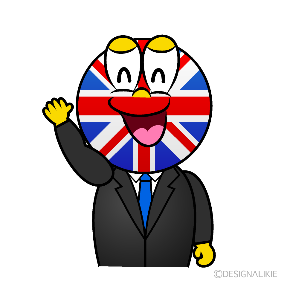 Smiling British Cartoon Character Image