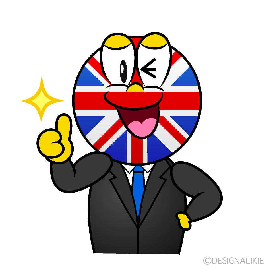 Thumbs up British Cartoon Character Image