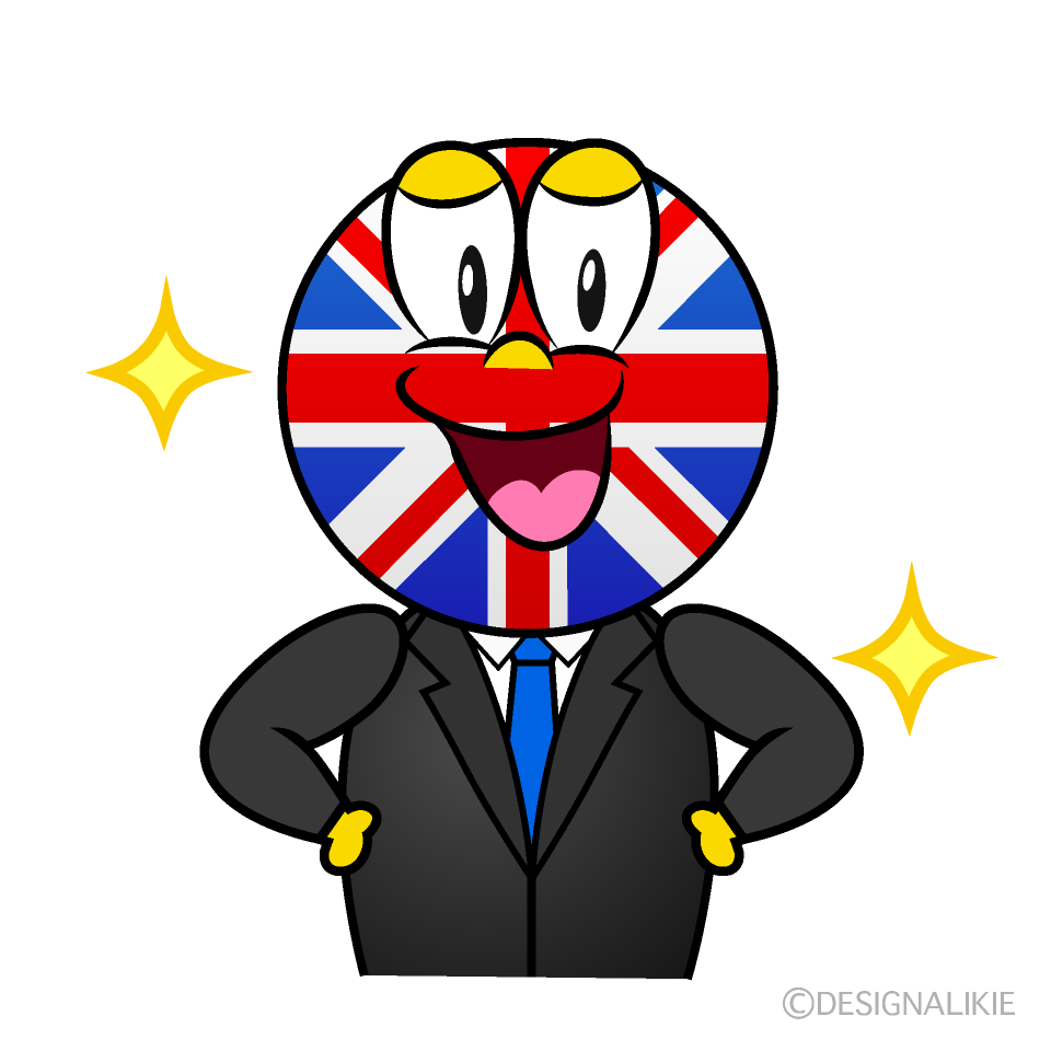 Glitter British Cartoon Character Image