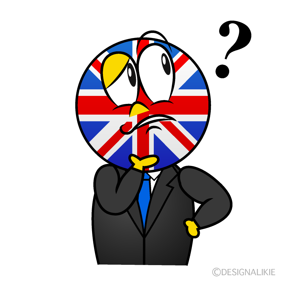 Thinking British Cartoon Character Image