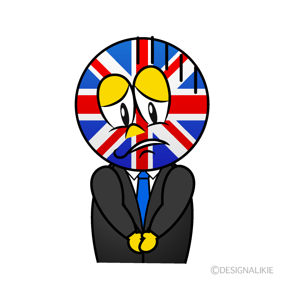 Depressed British Cartoon Character Image