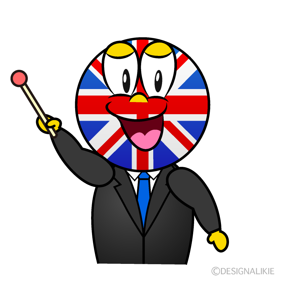 Speaking British Cartoon Character Image