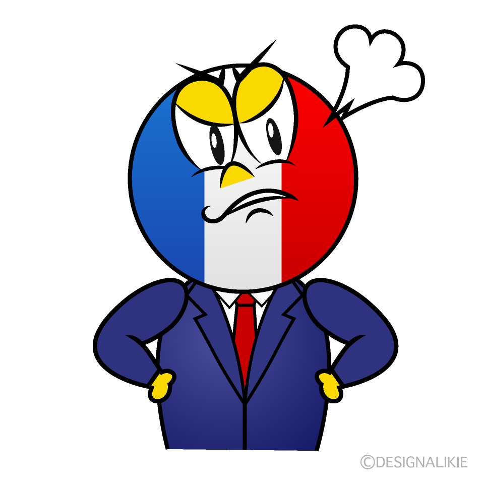 Angry French Cartoon Character Image