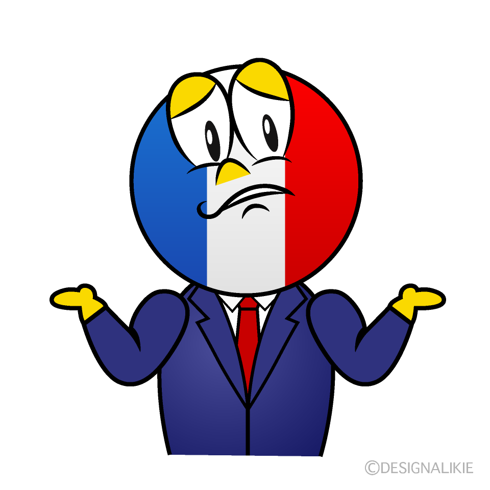 Troubled French Cartoon Character Image