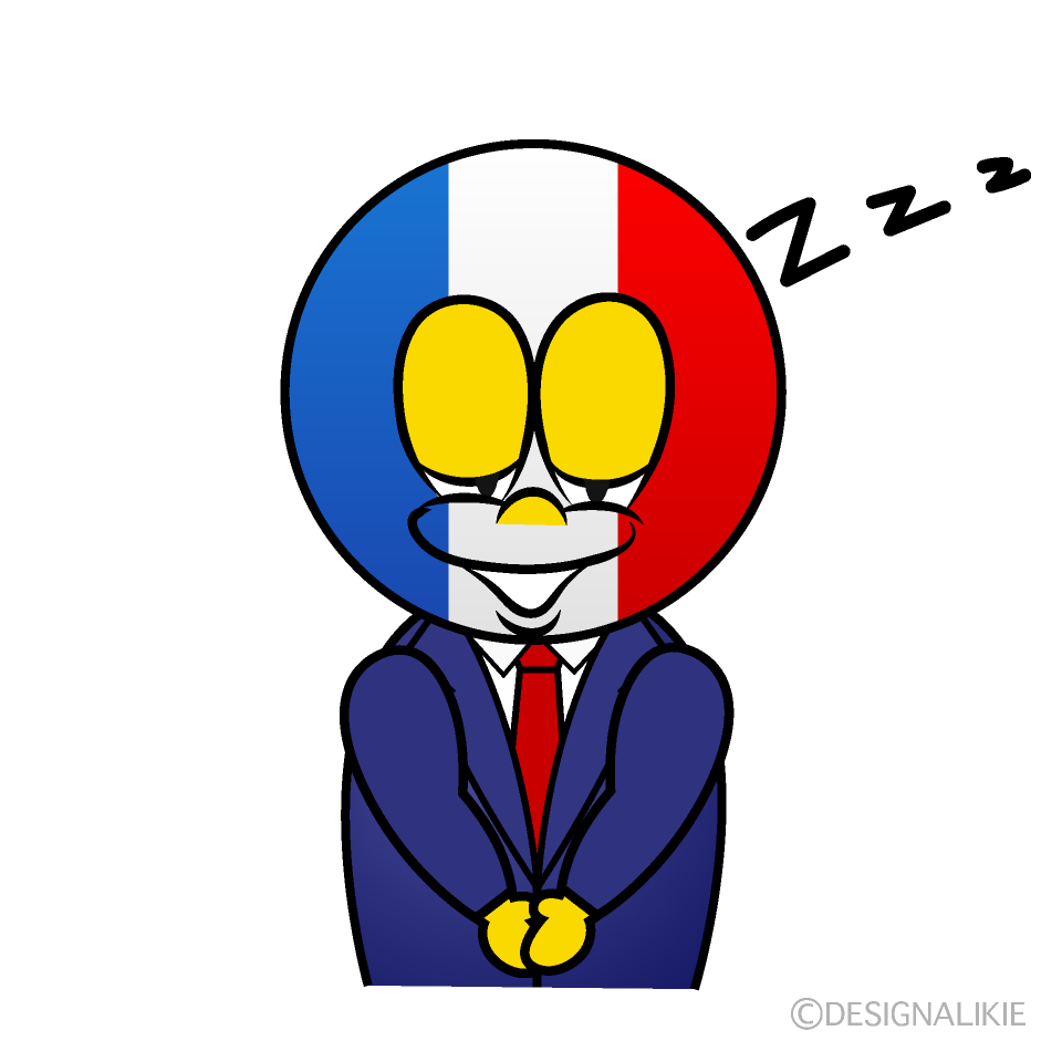 Sleeping French Cartoon Character Image