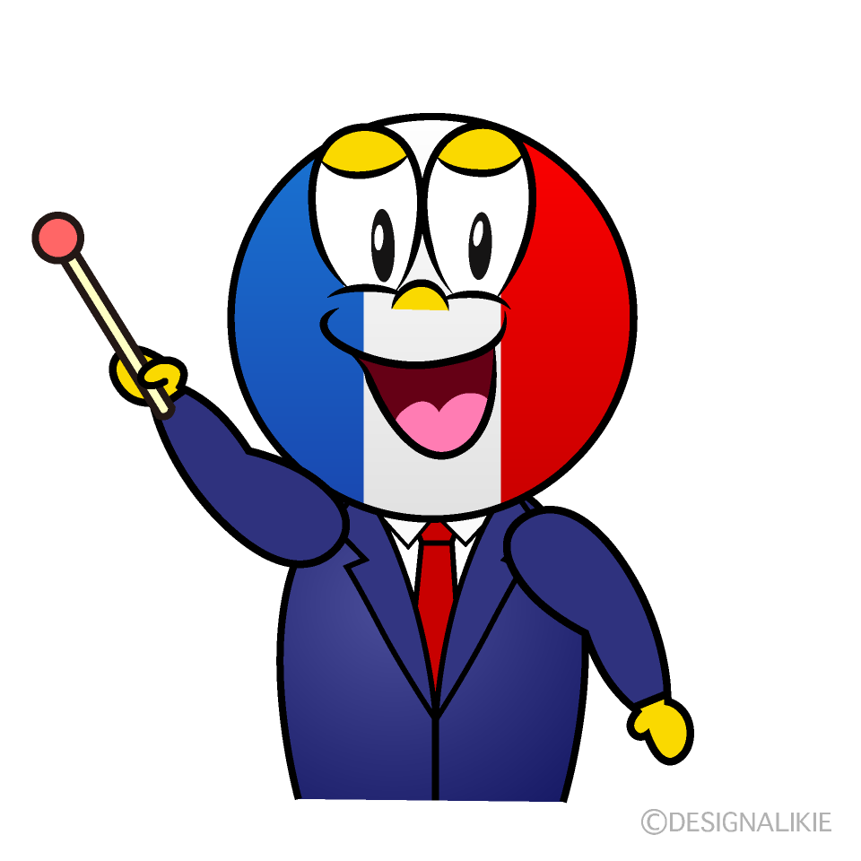 Speaking French Cartoon Character Image