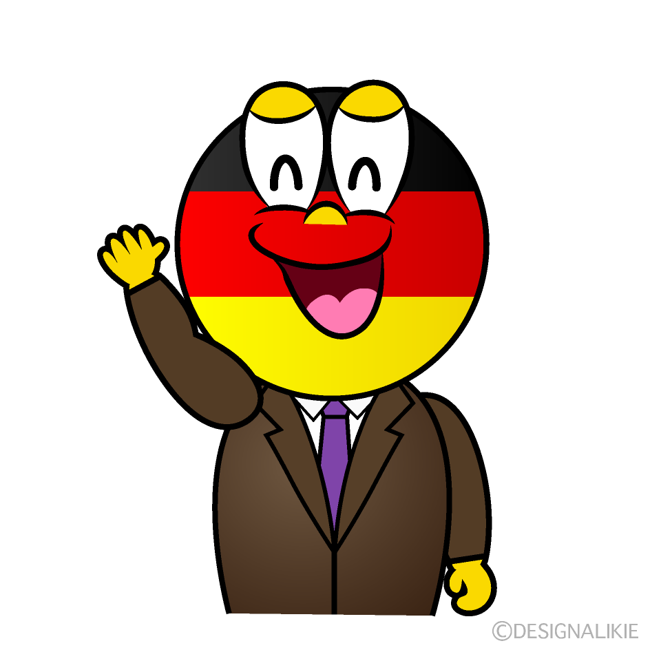 Smiling German Cartoon Character Image