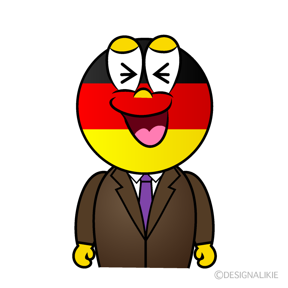 Laughing German Cartoon Character Image