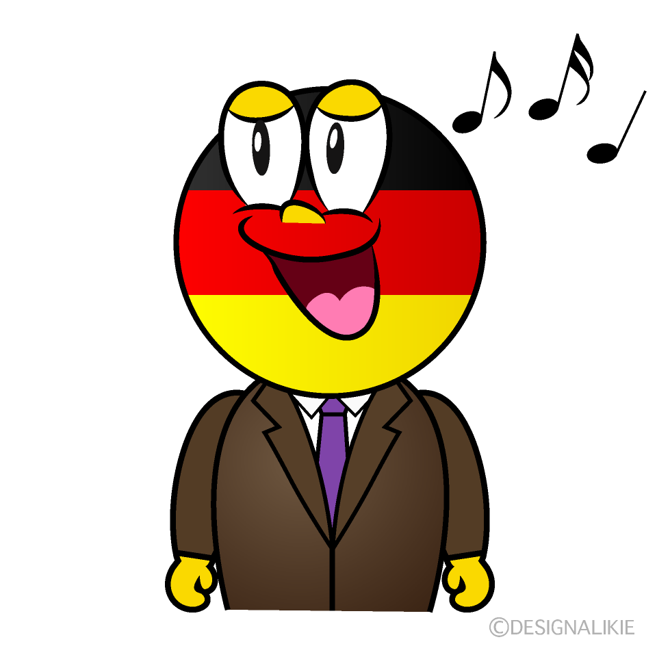 Singing German Cartoon Character Image