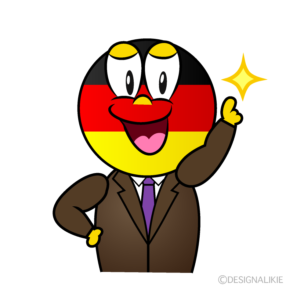 Posing German Cartoon Character Image