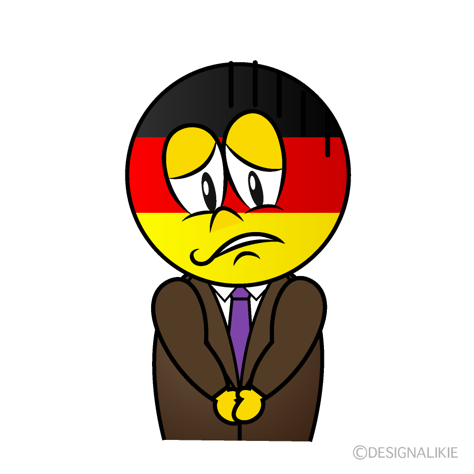 Depressed German Cartoon Character Image