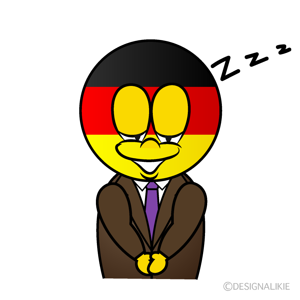 Sleeping German Cartoon Character Image