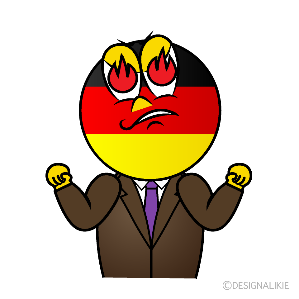 Enthusiasm German Cartoon Character Image