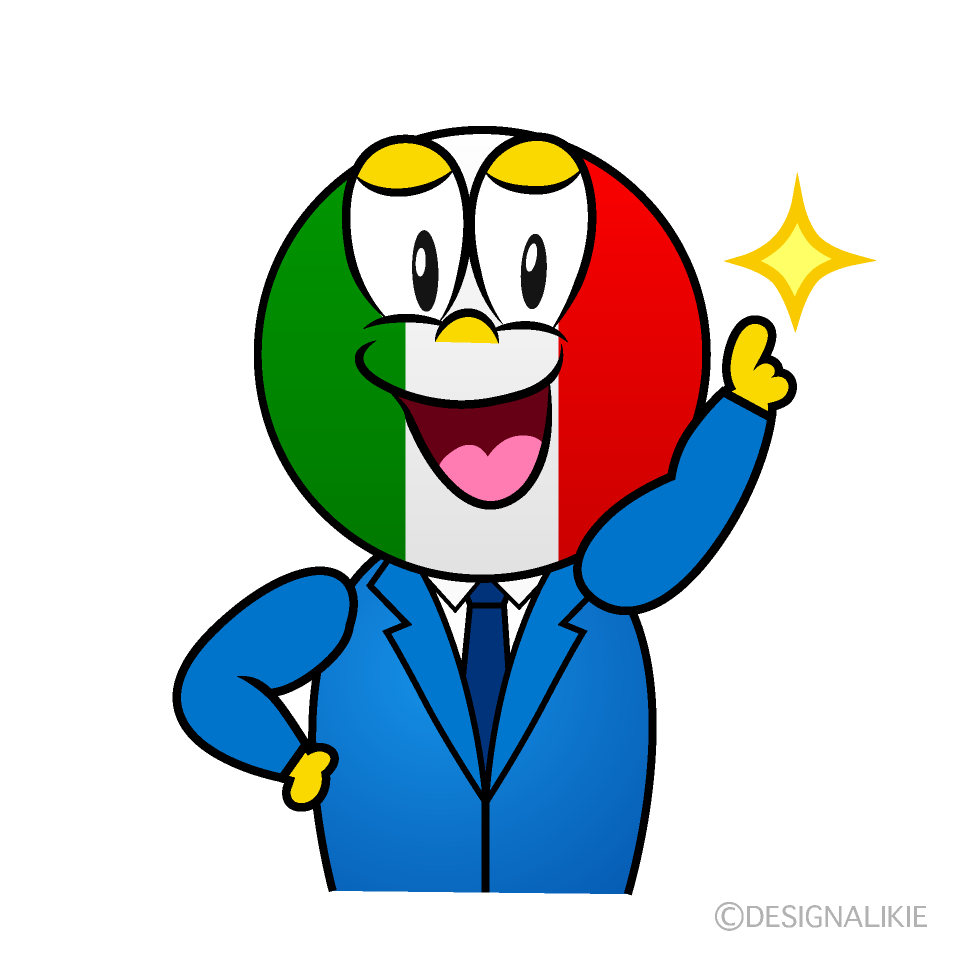 Posing Italian Cartoon Character Image