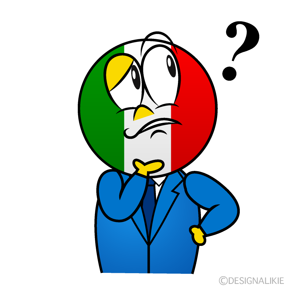 Thinking Italian Cartoon Character Image