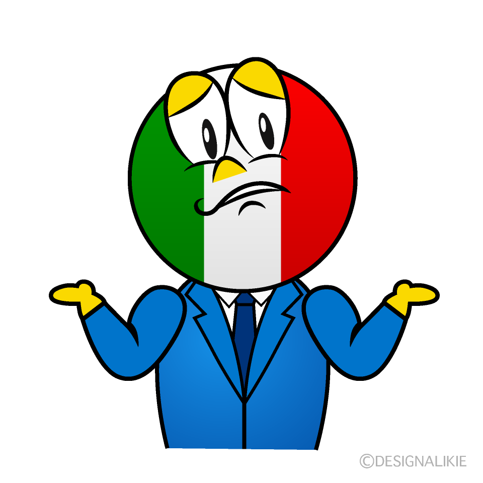 Troubled Italian Cartoon Character Image