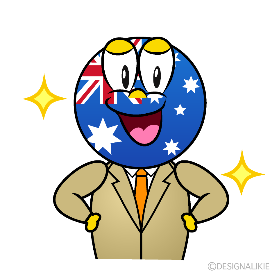 Glitter Australian Cartoon Character Image