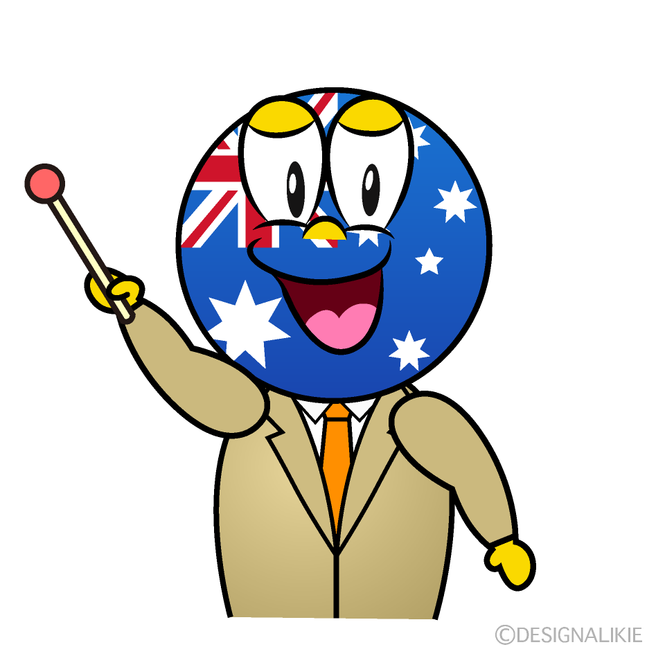 Speaking Australian Cartoon Character Image