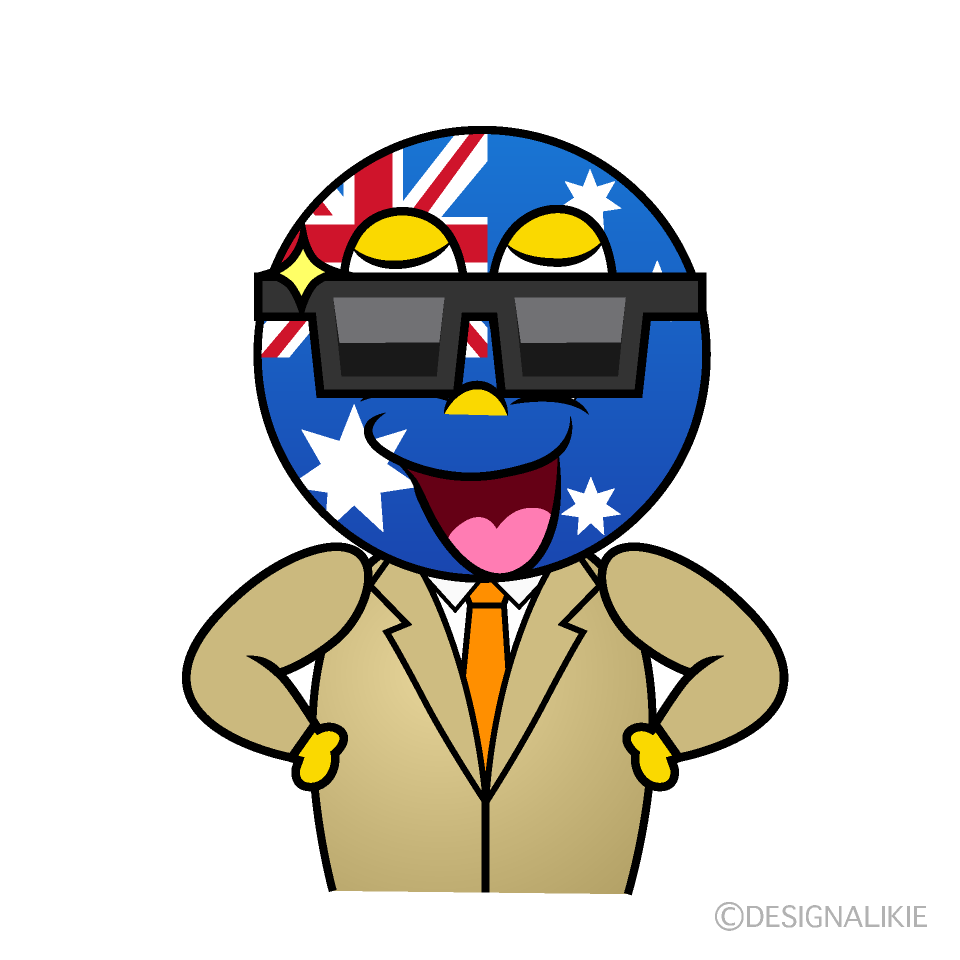 Cool Australian Cartoon Character Image