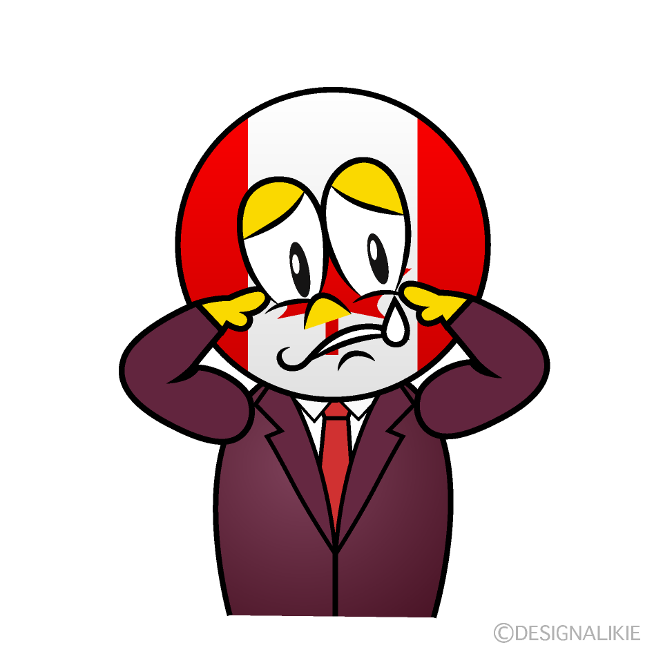 Sad Canadian Cartoon Character Image