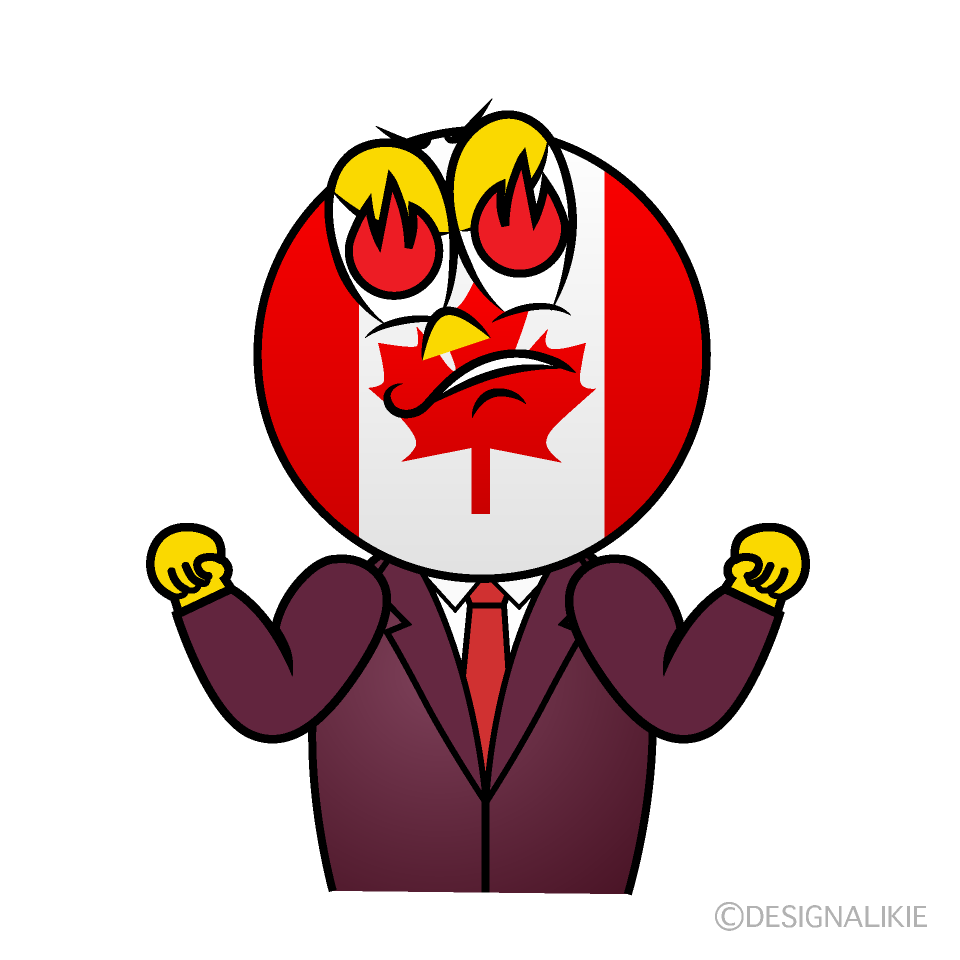 Enthusiasm Canadian Cartoon Character Image