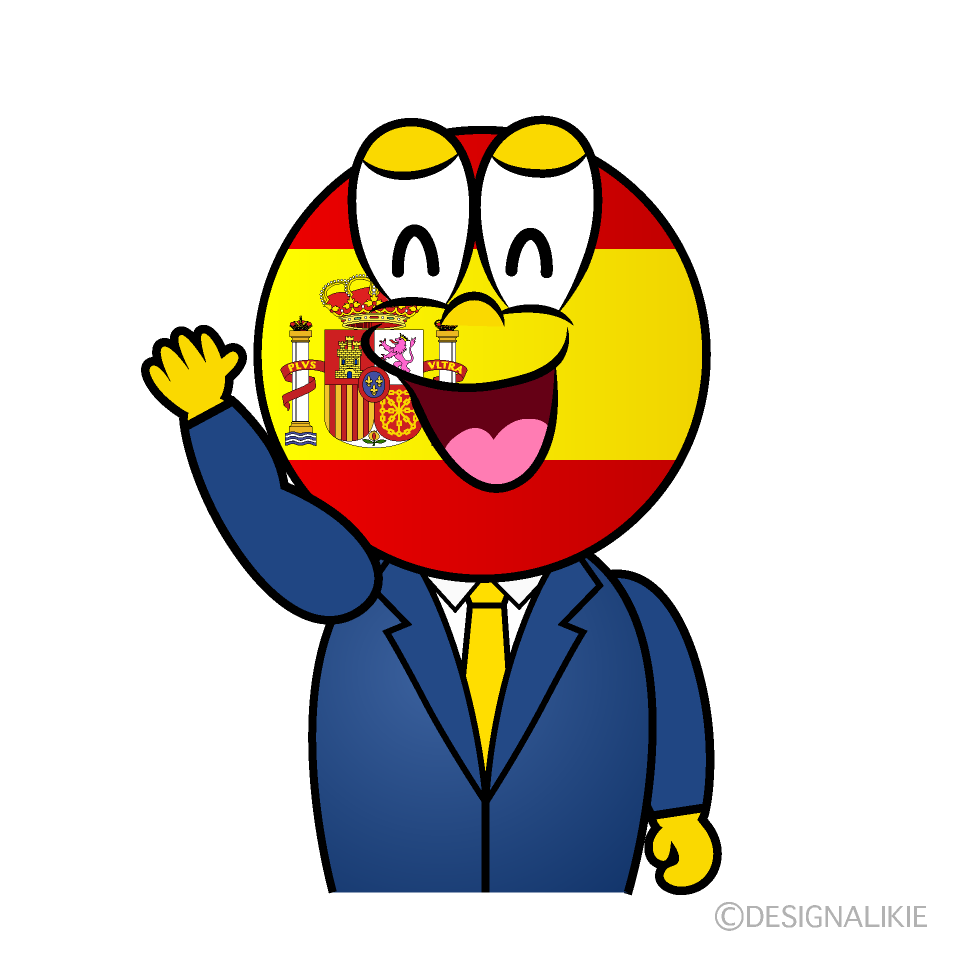 Smiling Spanish Cartoon Character Image