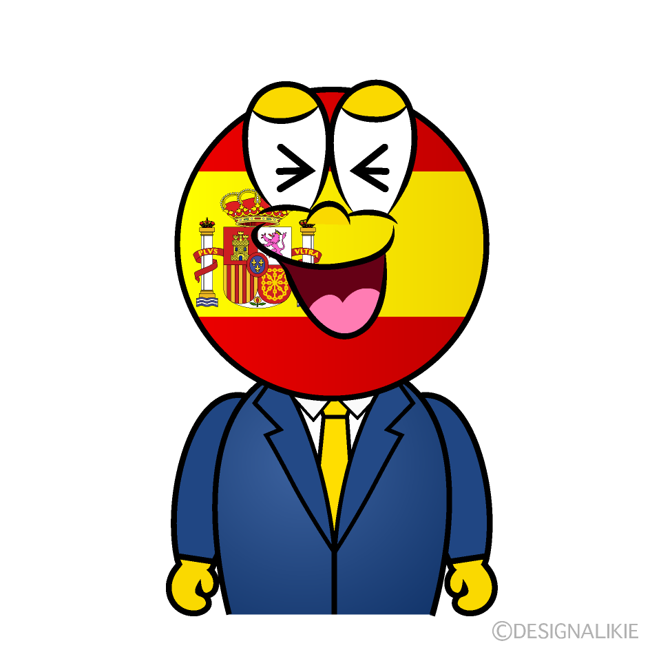 Laughing Spanish Cartoon Character Image