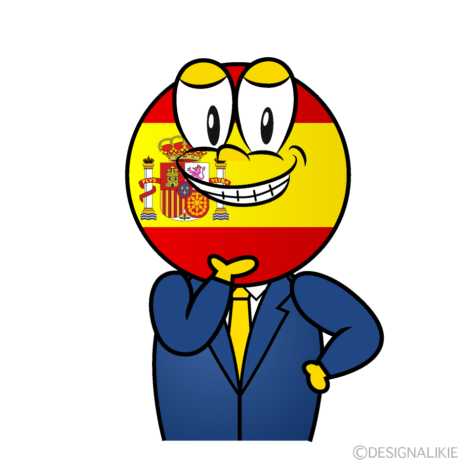 Grinning Spanish Cartoon Character Image