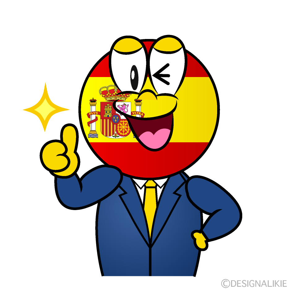 Thumbs up Spanish Cartoon Character Image