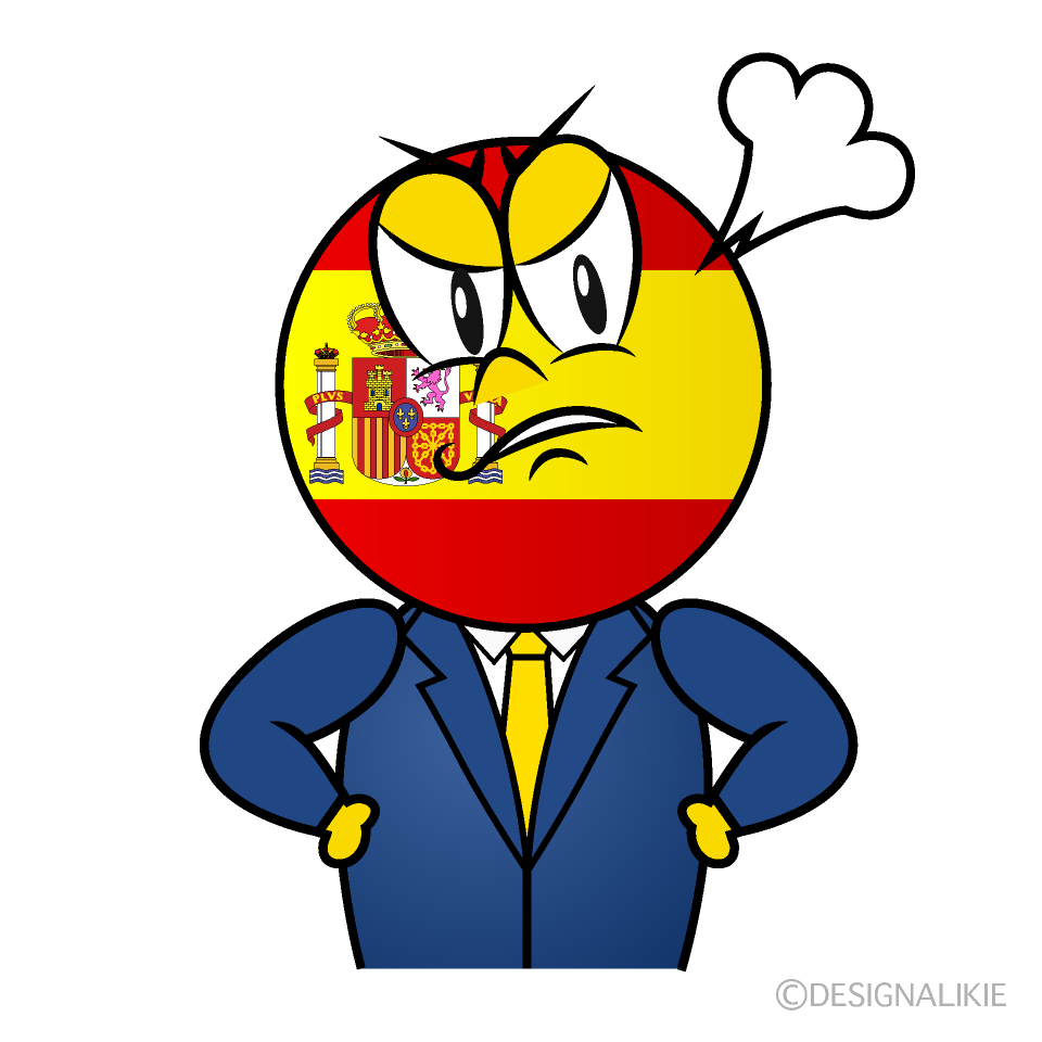 Angry Spanish Cartoon Character Image