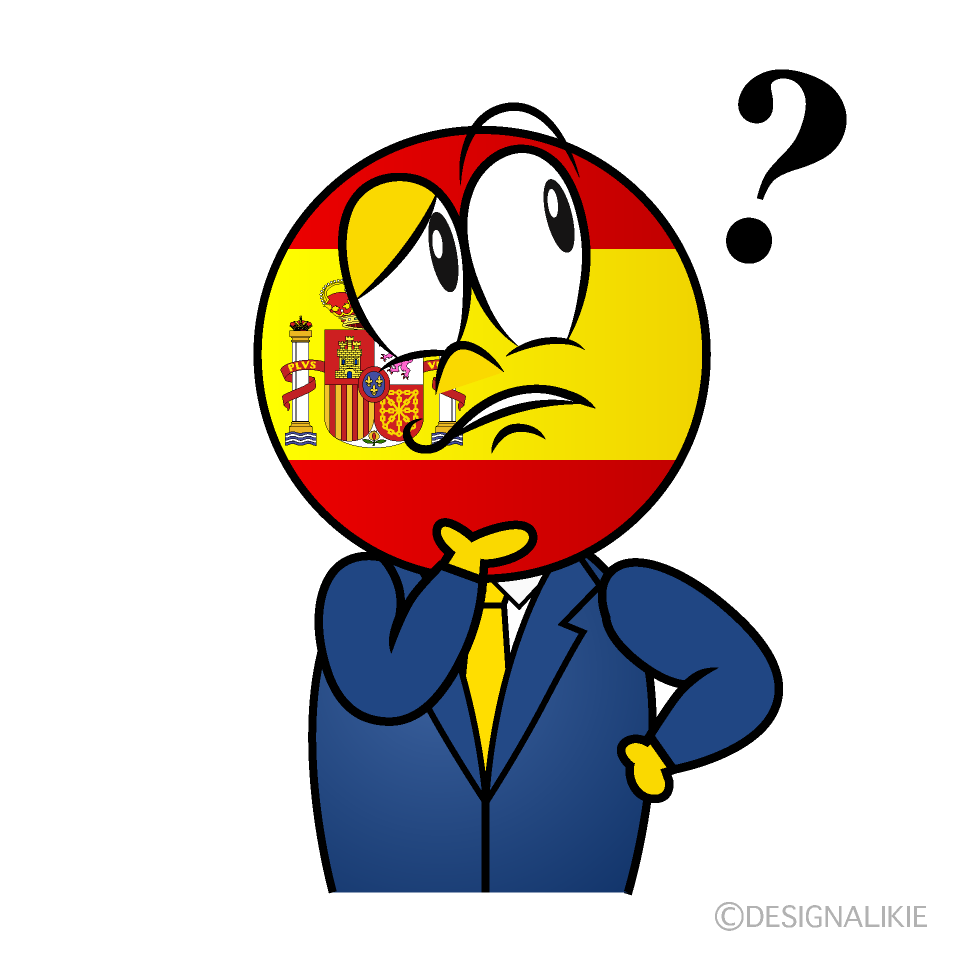 Thinking Spanish Cartoon Character Image