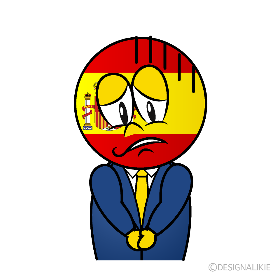 Depressed Spanish Cartoon Character Image