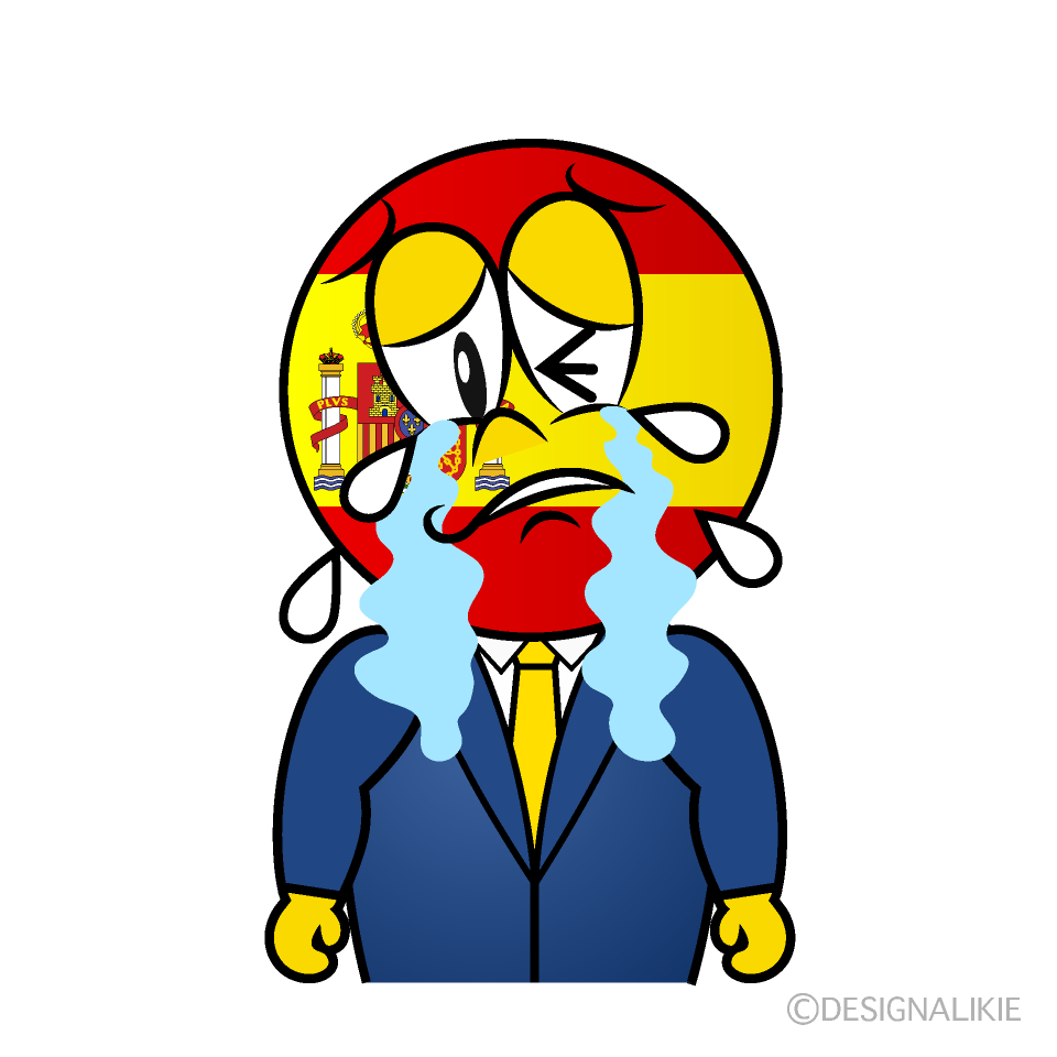 Crying Spanish Cartoon Character Image