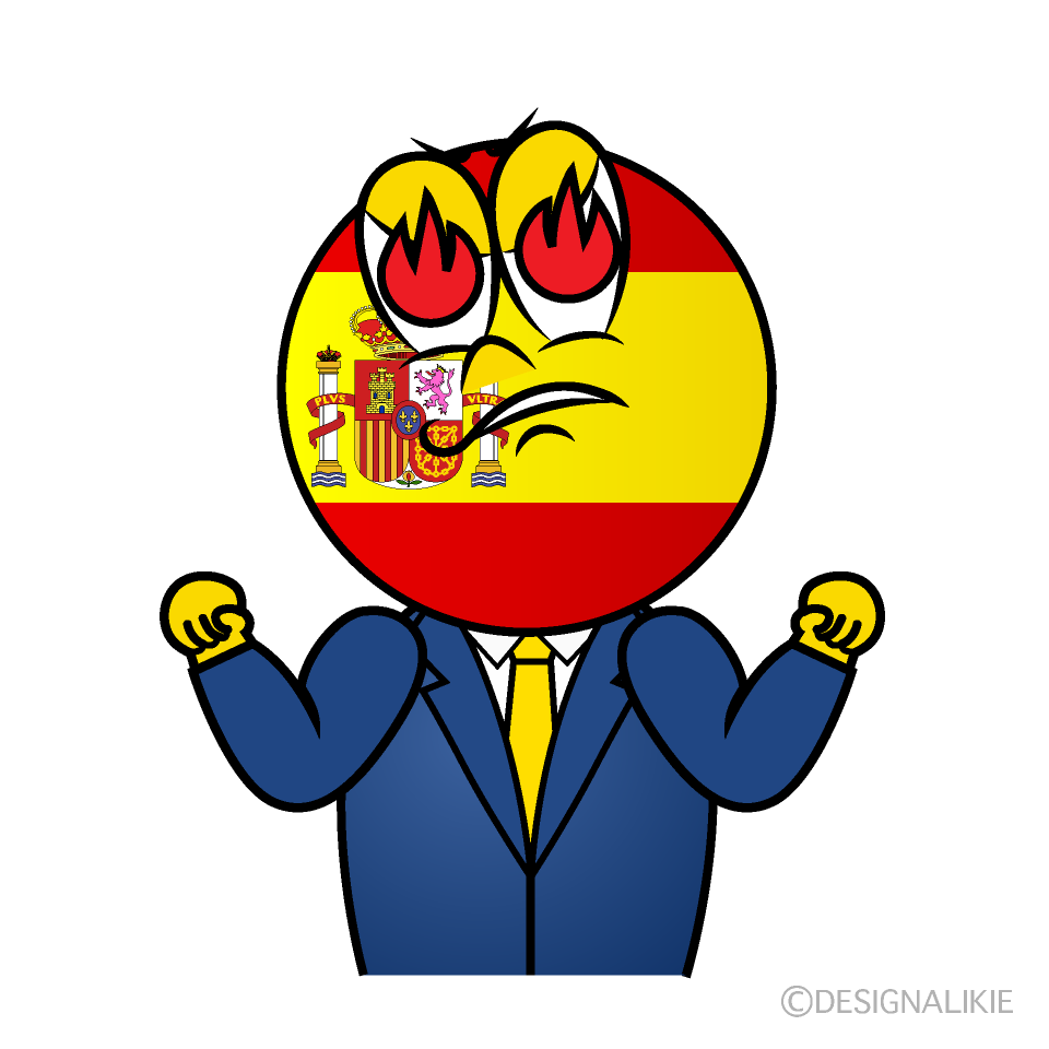 Enthusiasm Spanish Cartoon Character Image