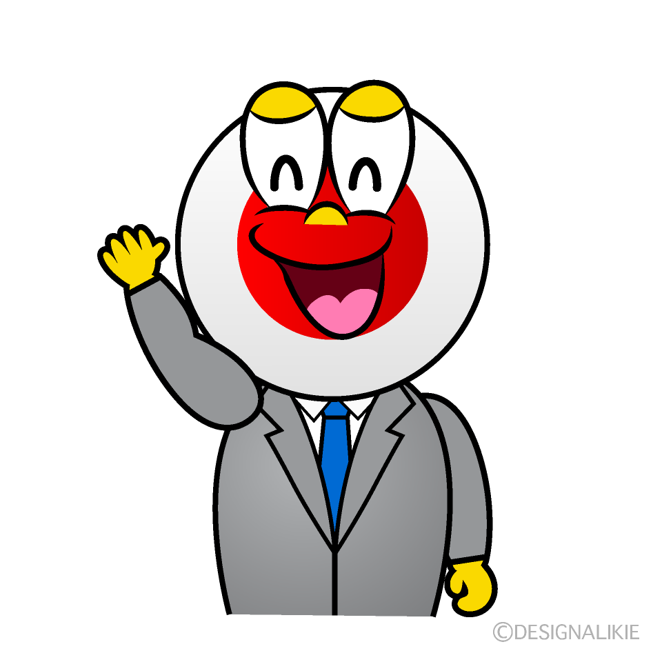 Smiling Japanese Cartoon Character Image