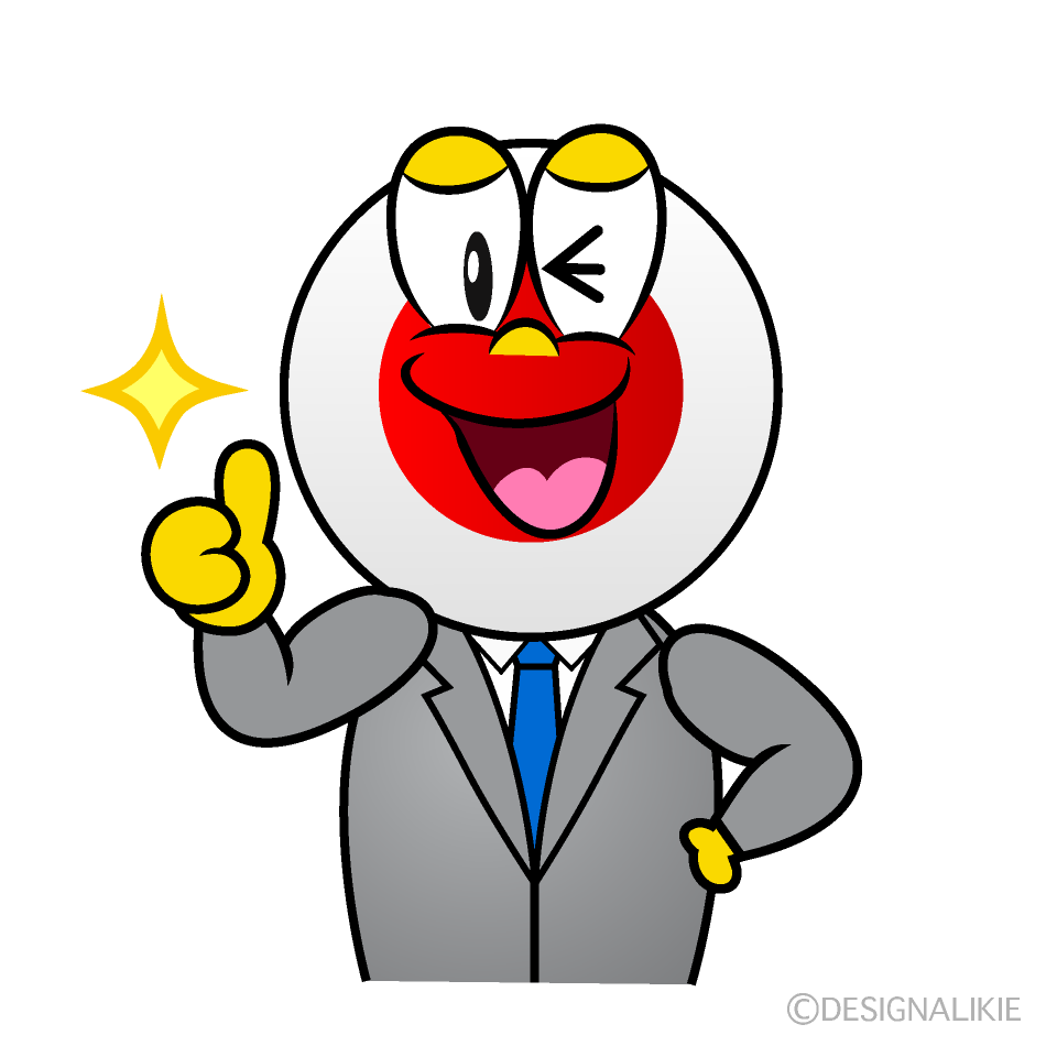 Thumbs up Japanese Cartoon Character Image